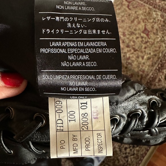 Harley Davidson Leather Vest Woman’s - Picture 7 of 8